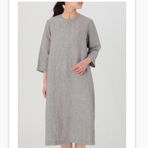 muji linen dress
